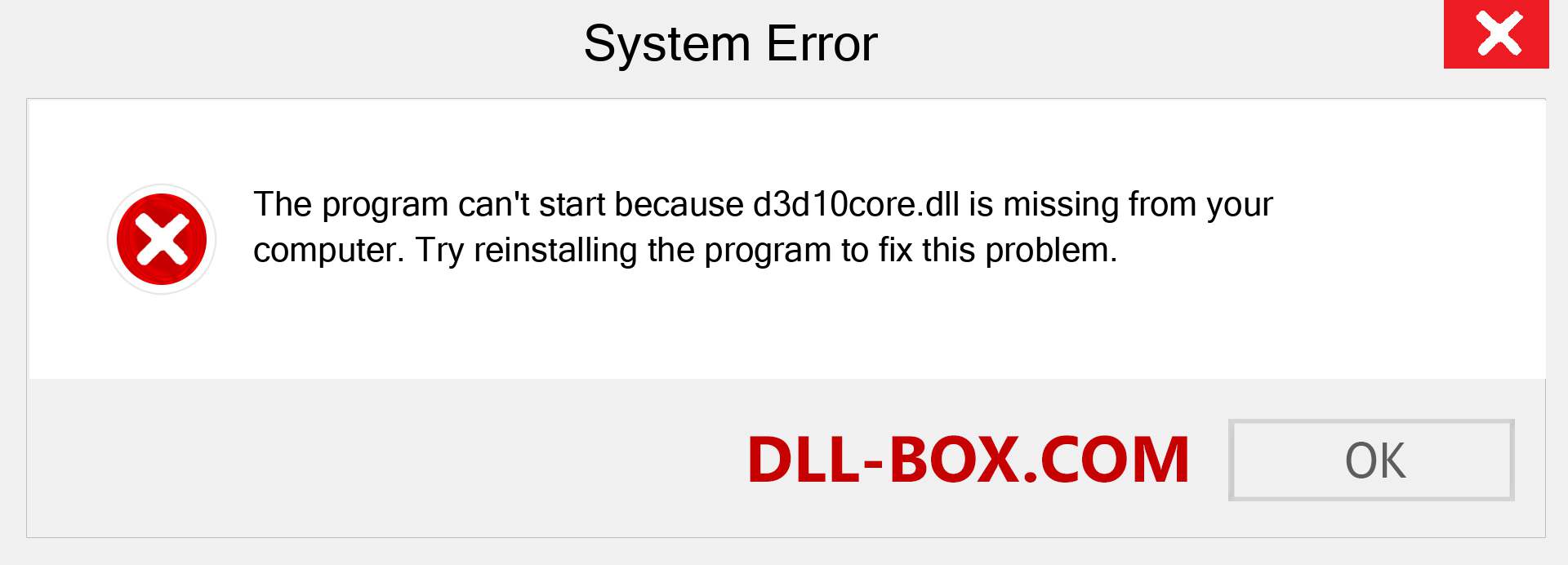  d3d10core.dll file is missing?. Download for Windows 7, 8, 10 - Fix  d3d10core dll Missing Error on Windows, photos, images